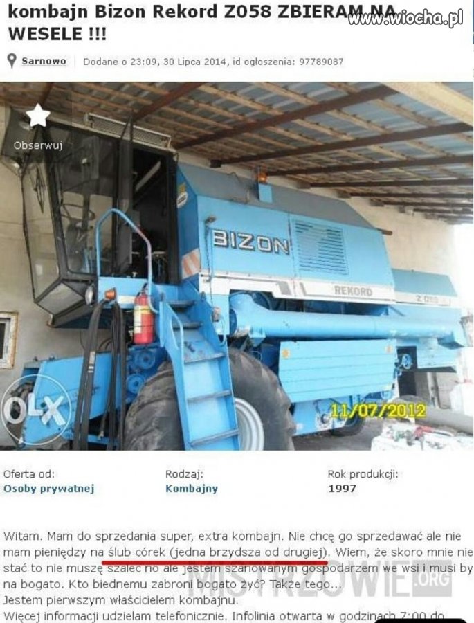 Kombajn Bizon 