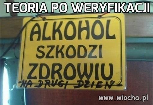Teoria po weryfikacji