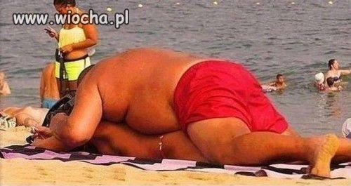Na plaży...