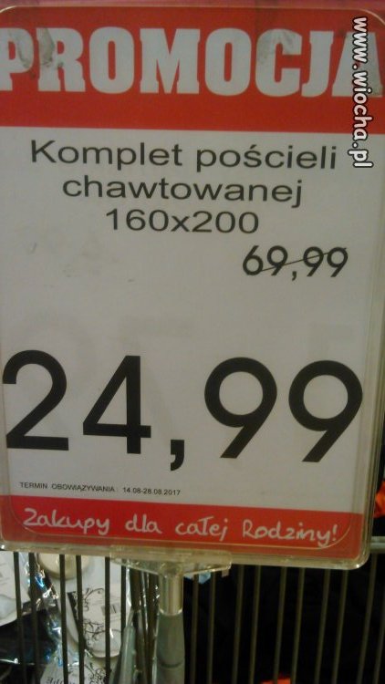 Promocja pościeli