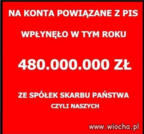 No cóż każdy się chce przy korytku nachapać.jedni 