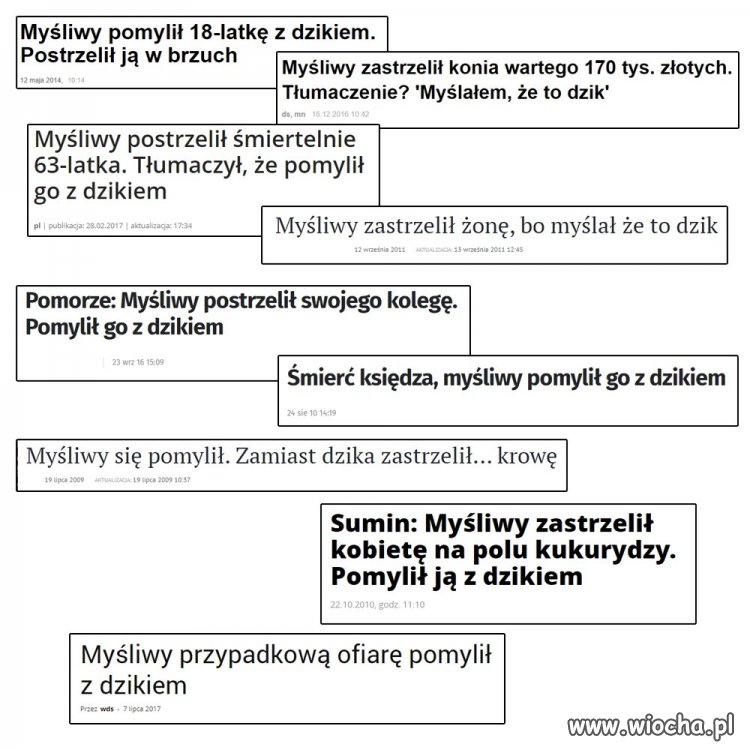 Internauci i myśliwi  w formie.
