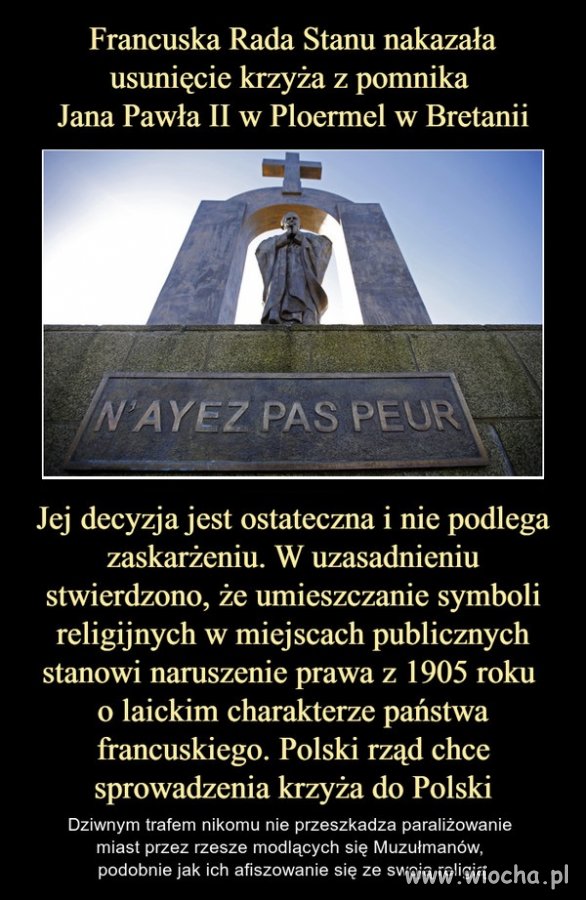 Niedługo półksiężyc zastąpi krzyż