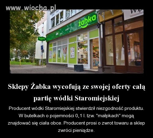 Rzecz w tym, że nikt nie kupuję setek na zapas