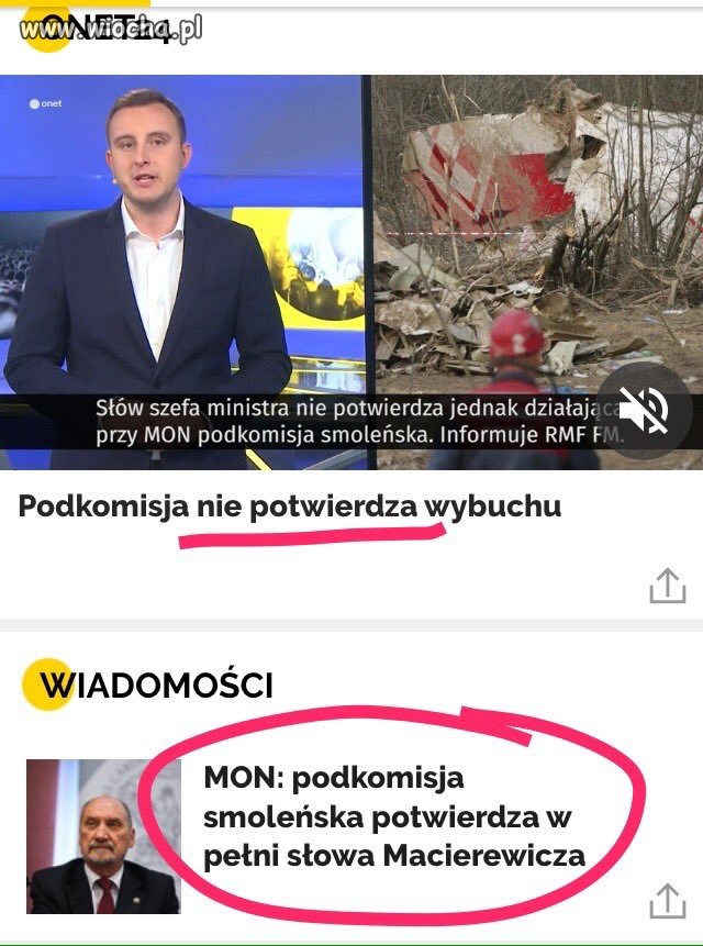 Nie potwierdza, potwierdzając 