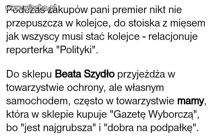 "dobra na podpałkę"