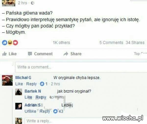Główna wada