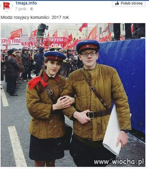 Agitacja komunistyczna nie narusza standardów FB.