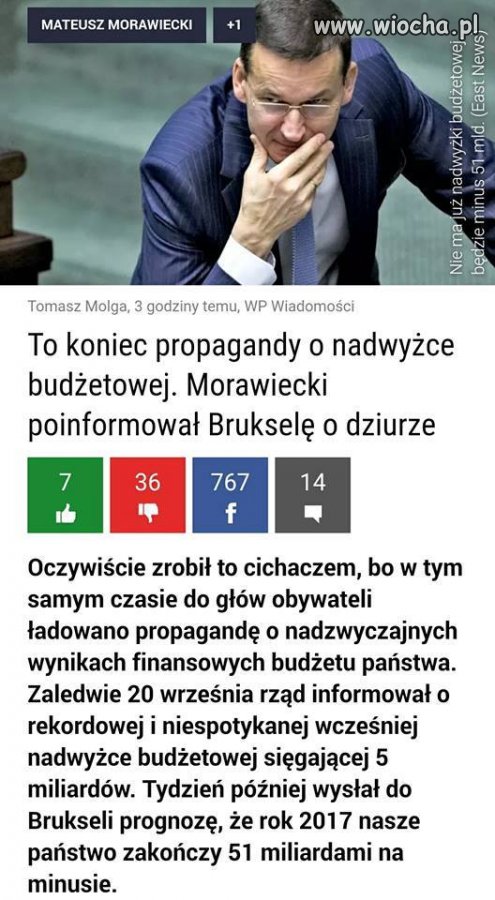 Propaganda swoje a realia swoje 
