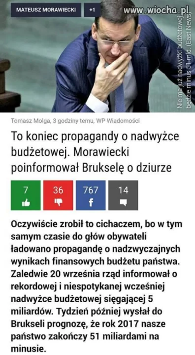 Propaganda swoje a realia swoje 