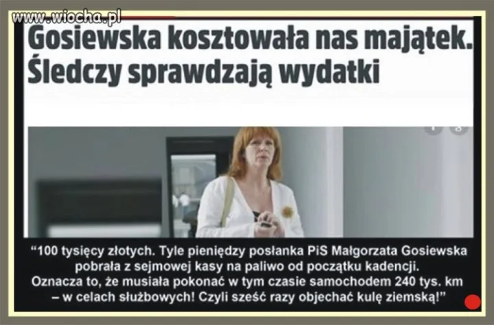 Pewnie bak dziurawy 