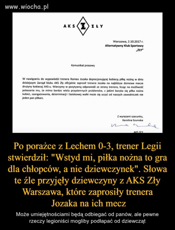 Wszyscy śmieją się z piłkarzy Legii