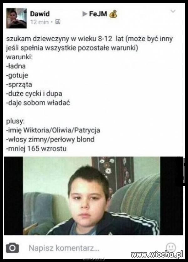 Dawid szuka dziewczyny