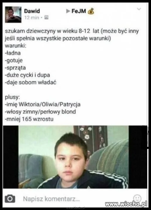 Dawid szuka dziewczyny