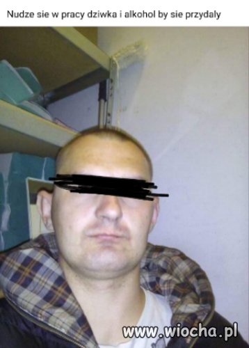 Seba w pracy...
