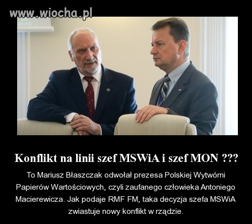 Ostatnio Macierewicz
