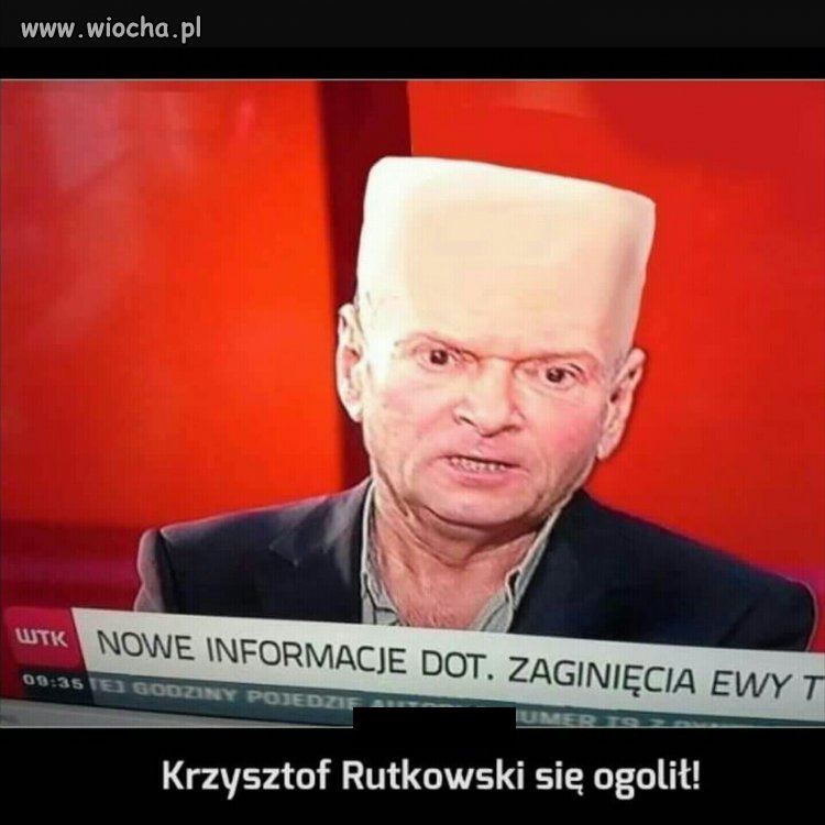 Krzysztof R. się ogolił...