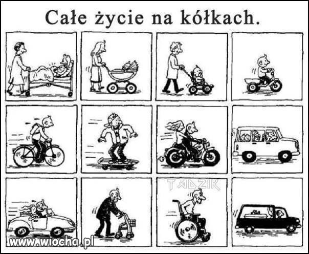 Całe życie na kółkach