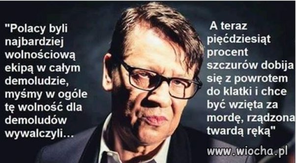 Tak jak gościa nie lubię