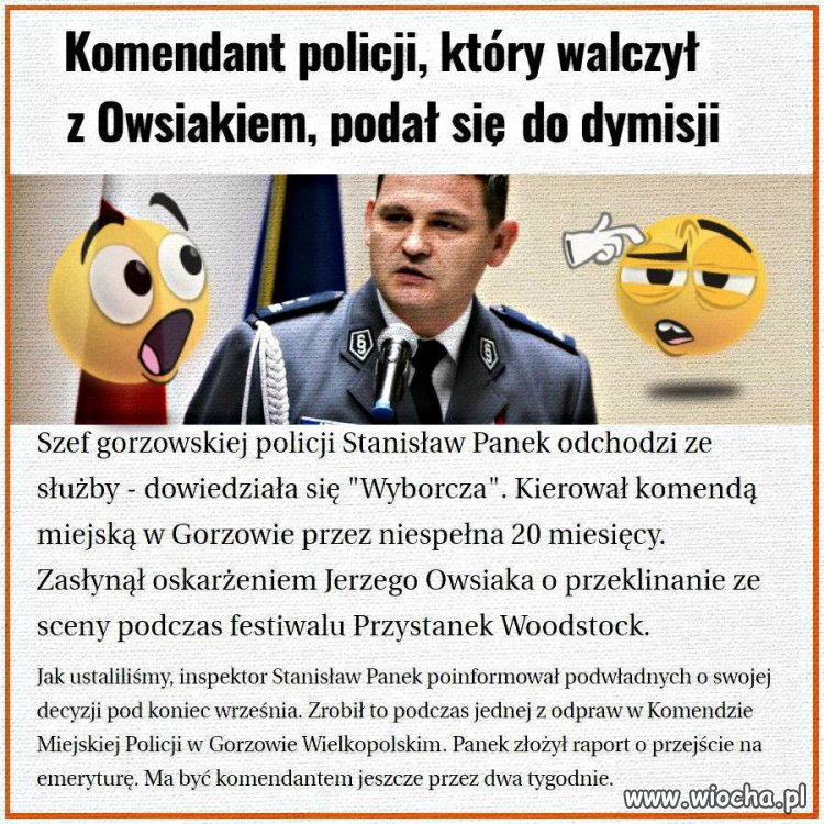 Chyba ludzie mu dali spokojie żyć 