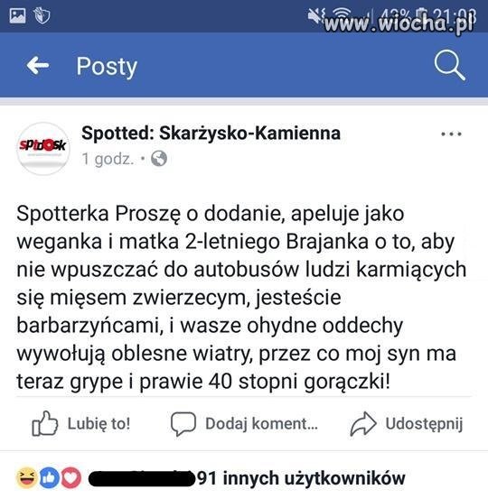 Grypa jest przez mięsożerców !!!