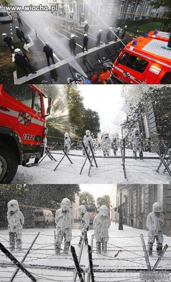 Straż pożarna vs policja