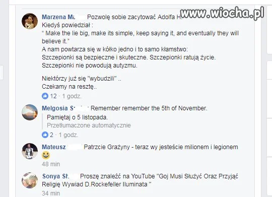 Mądrości antyszczepionkowców