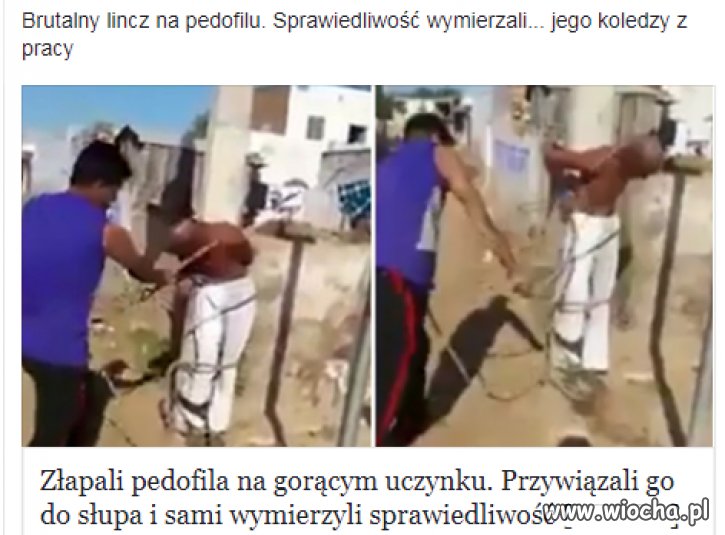 I tak powinien napier...ć przywiazany do krzyża