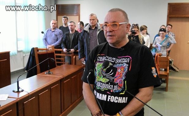 Owsiak ukarany za przeklinanie 100 zł.grzywną