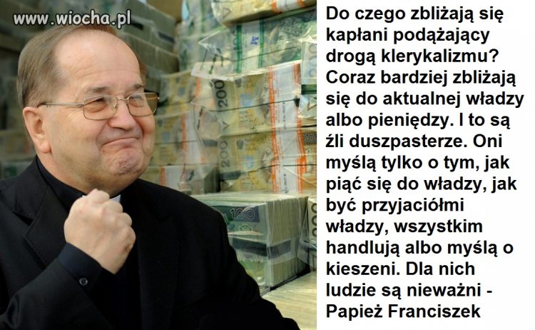To sobie Franciszek nagrabił