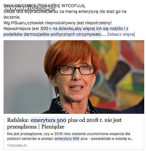 "A gdzie nasze 500+? My żyjemy w nędzy"-emeryci