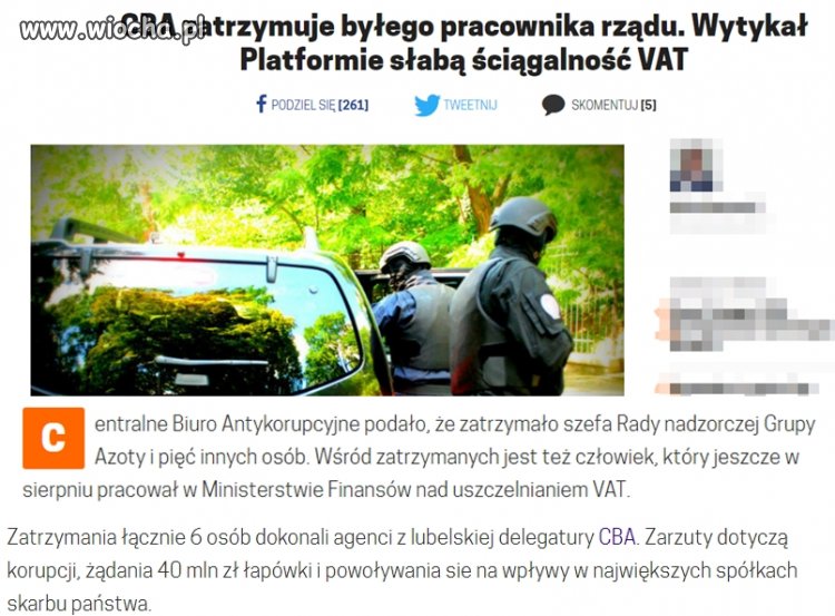 Ciekawe co? ani jeden peowiec nie siedzi za