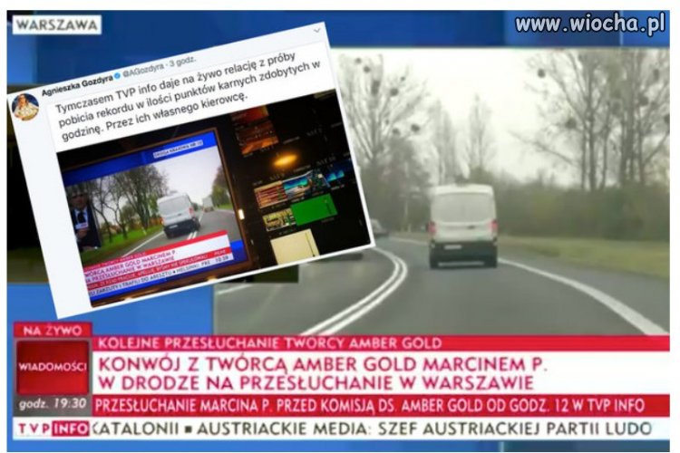 Ciekawe czy dostał ten mandat