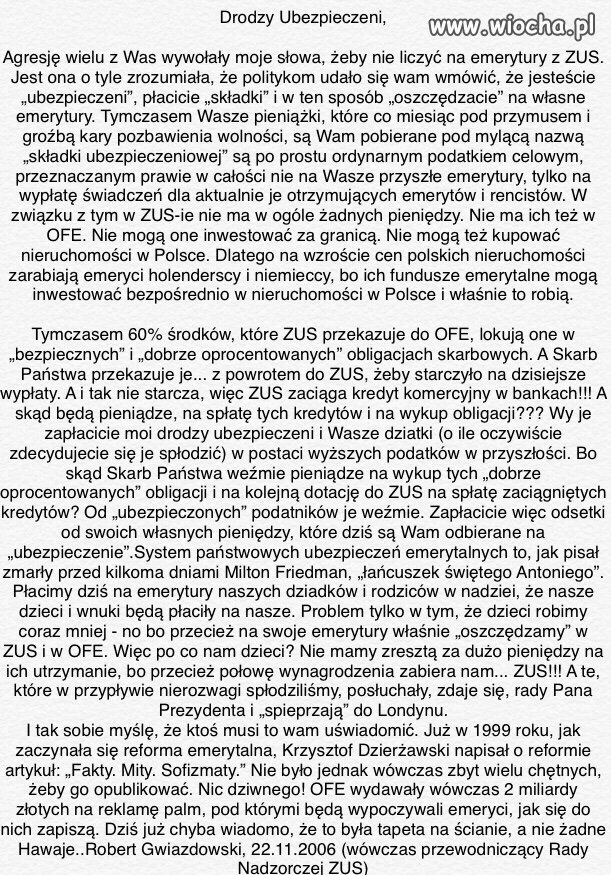 Liczysz na emeryturę państwową?