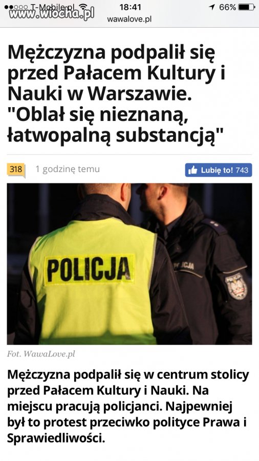 Za chwile się dowiemy, że to UBek lub wariat