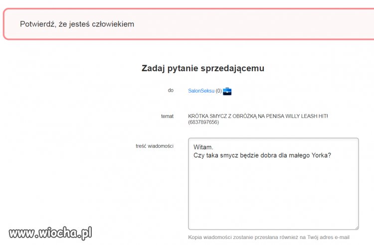 Potwierdź, że jesteś człowiekiem.