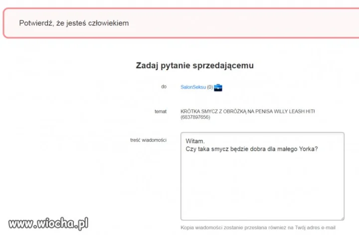 Potwierdź, że jesteś człowiekiem.