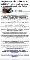 Wszyscy na świecie dostrzegli zalety Polski