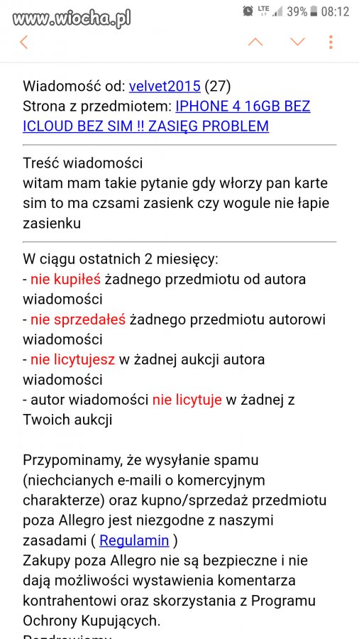 Kali kupić na allegro