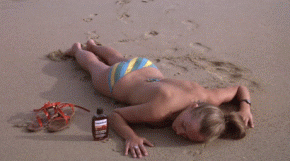 Na plaży...