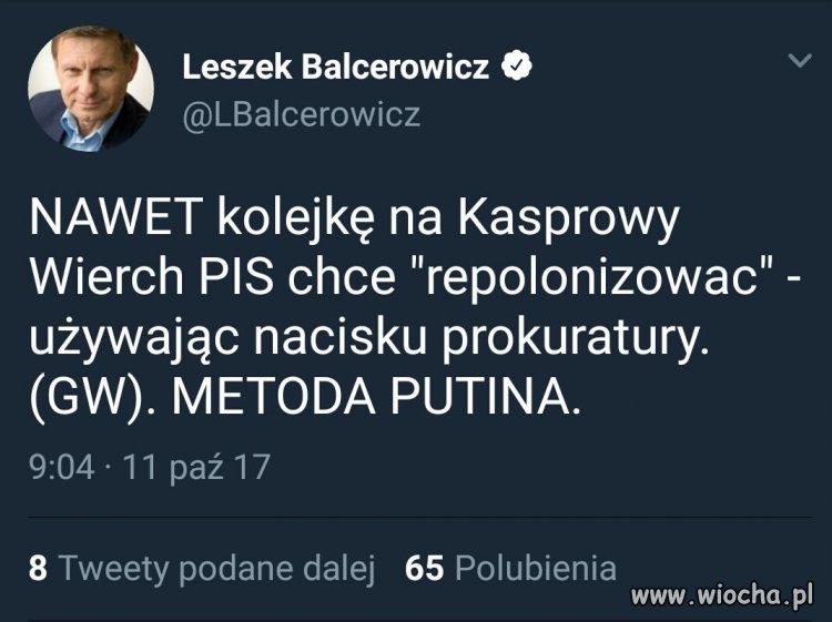 Dr hab. L. Balcerowicz z Instytutu Marksizmu-Leninizmu jest załamany!