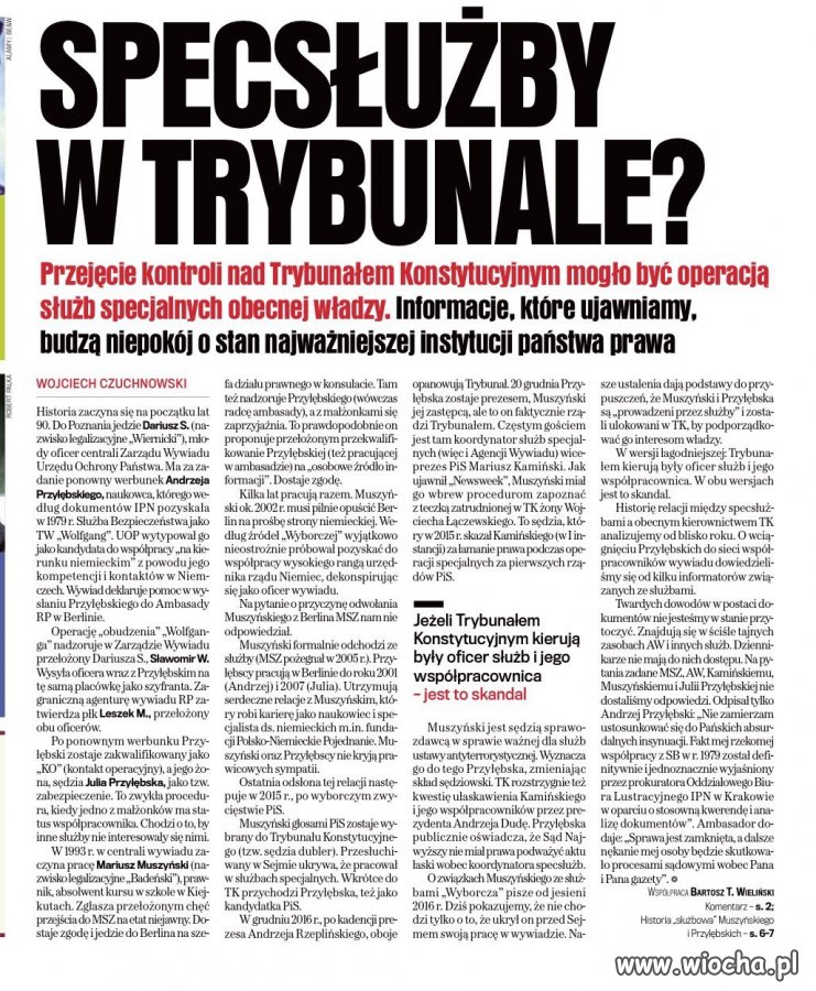 Specsłużby przejęły państwo 