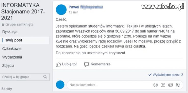 Trollowanie pierwszaków