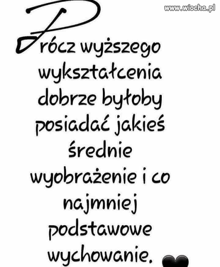 Prócz wyższego