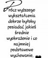 Prócz wyższego