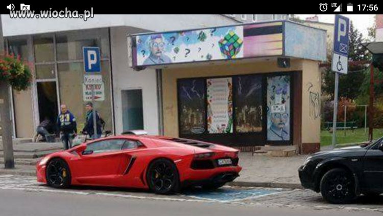 Niepełnosprawne Lamborghini 