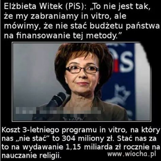 Jeśli porównamy ile jest dzieci dzięki in vitro