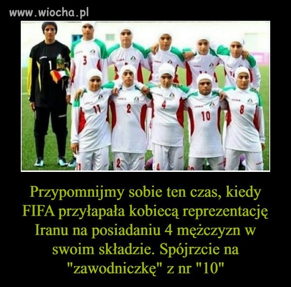 FIFA przyłapała reprezentację Iranu  