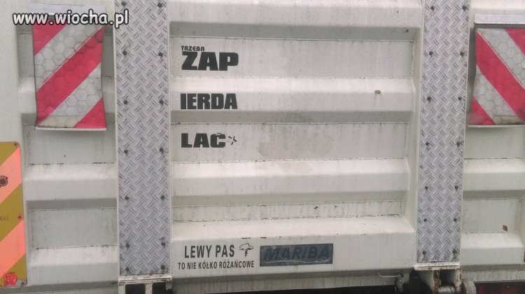 Lewy pas to nie kółko różańcowe