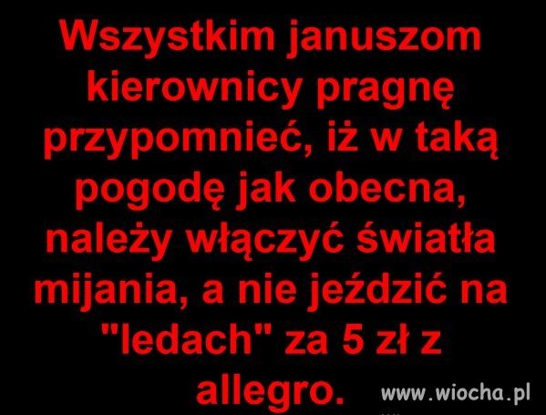 Januszom przypominamy